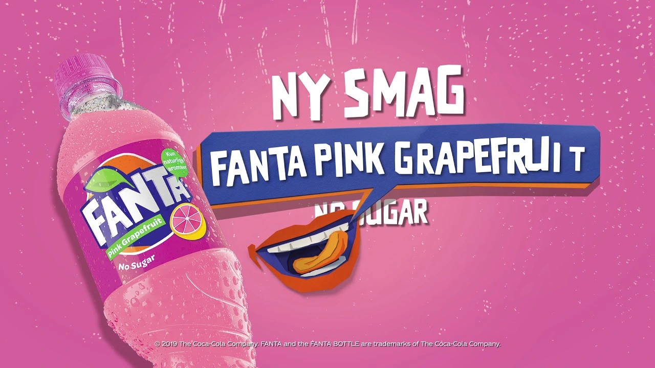 Fanta Pink Grapefruit No Sugar 5" DK